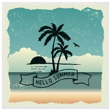 Hello summer (Picutre Frame) White | L
