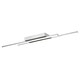 image 1 of Designer Polished Chrome LED Ceiling Strip Light Fixture for Kitchens | Chrome
