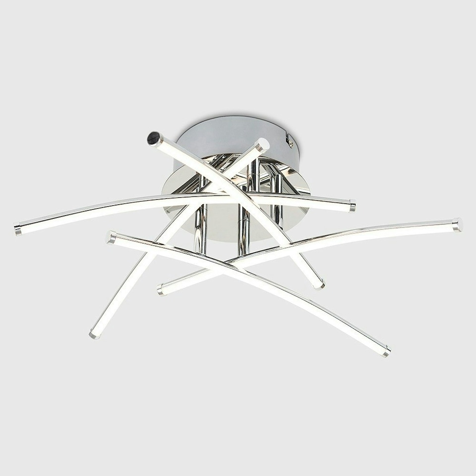 image 1 of ValueLights Marais Silver Ceiling Bar Light
