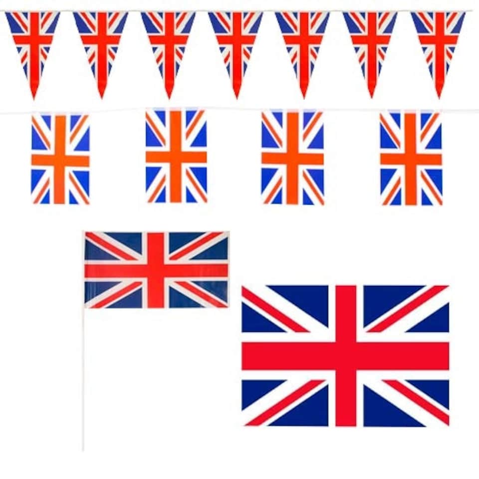 Union Jack Flags & Bunting Bundle