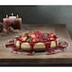 image 5 of Round Glass Patisserie Serving Dish Cake Fruit Plate Tray Display 38cm