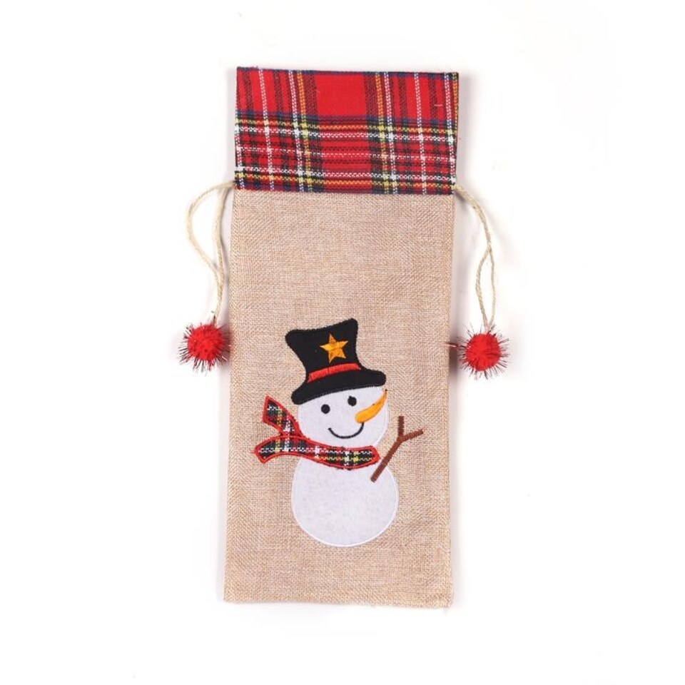 image 1 of Christmas Wine Bottle Cover - 15x35cm