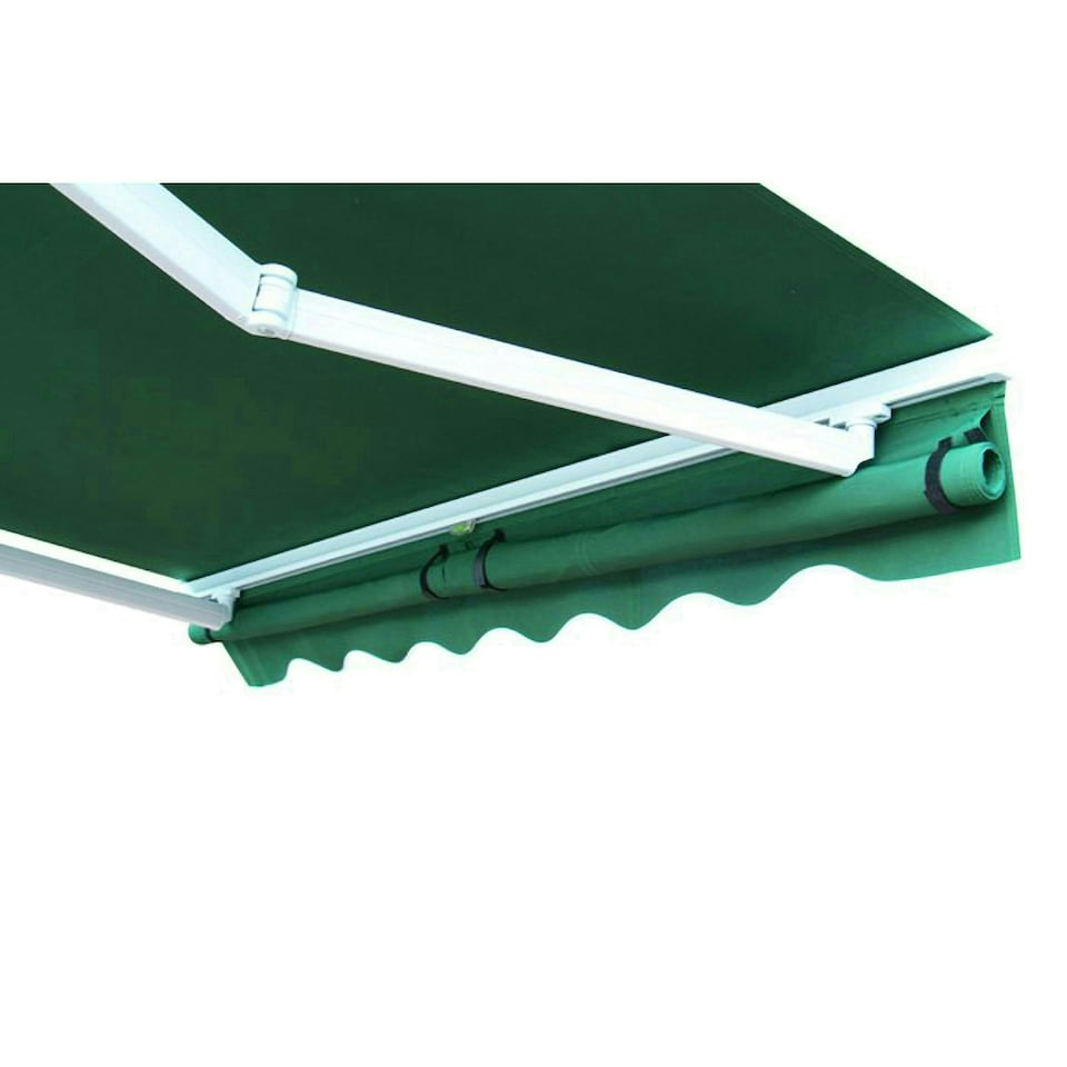 image 1 of Primrose 4m Dropdown Green and White Awning Valance 1m Drop Green | Green and White Stripe