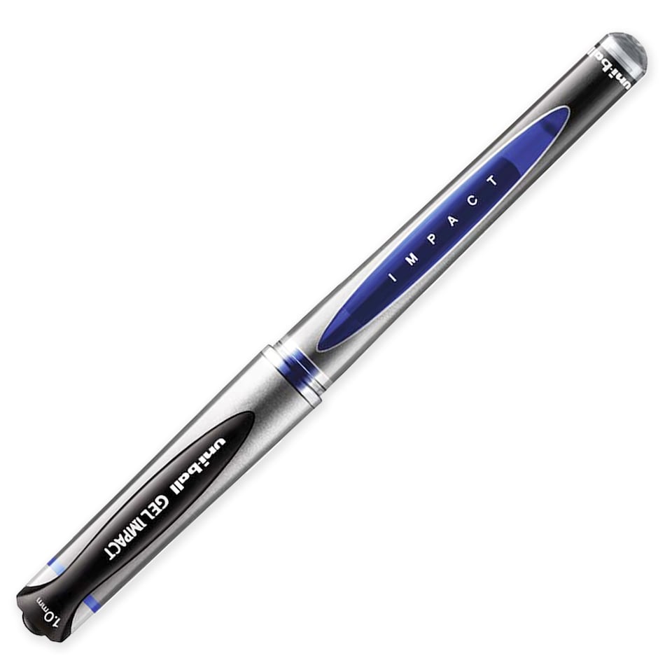 image 1 of Uni-Ball UM-153S Gel Impact Broad Rollerball Pen 1.0mm Pack of 12