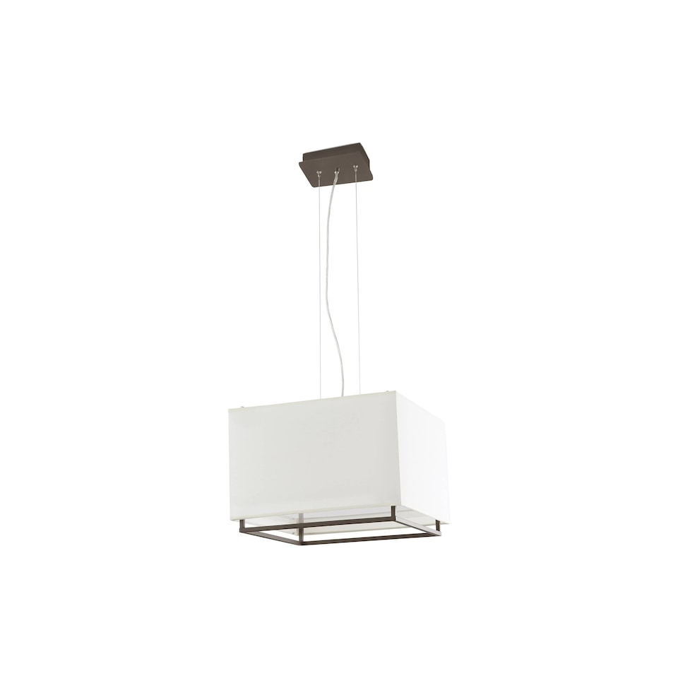 image 1 of Vesper 3 Light Ceiling Pendant Bar Brown, Beige, E27