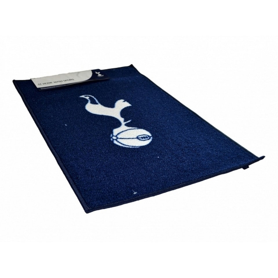 image 1 of Tottenham Hotspur FC Official Football Crest Rug - Navy/White - One Size Blue | One Size