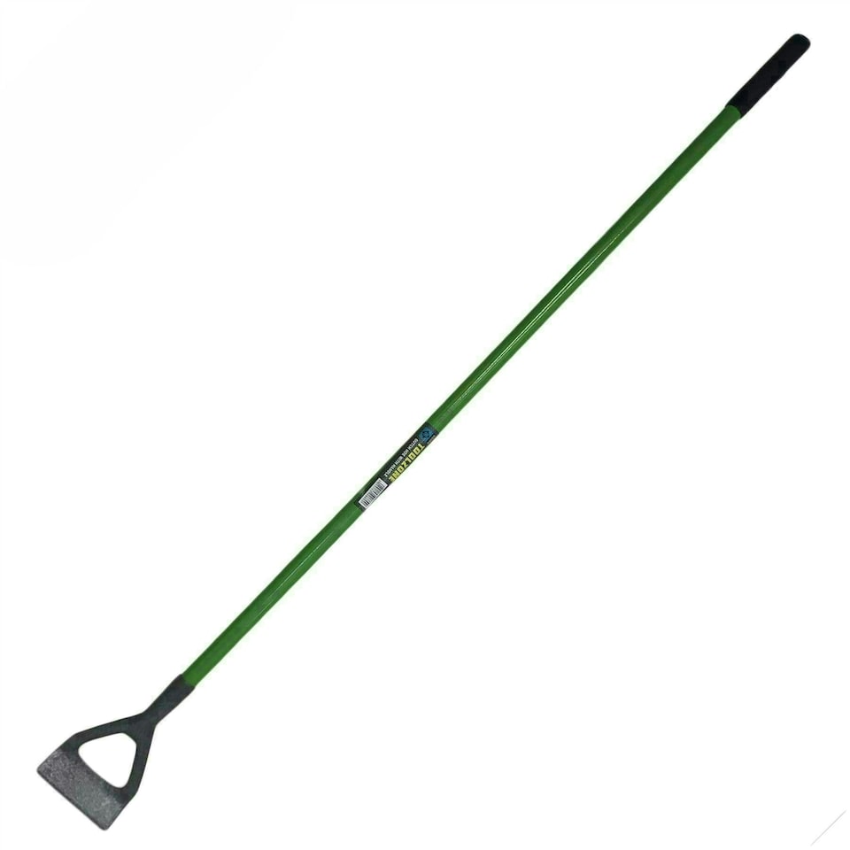 image 1 of Dutch Hoe Carbon Steel Weeding Garden Soil Digging Pole 140cm Lawn Landscaping