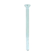 Timco - Metal Construction Timber to Heavy Section Screws - Countersunk - Wing-Tip - Self-Drilling - Zinc (Size 5.5 x 85 - 100 Pieces)