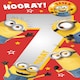 image 3 of Despicable Me Minions Age 7 Birthday Card with Badge