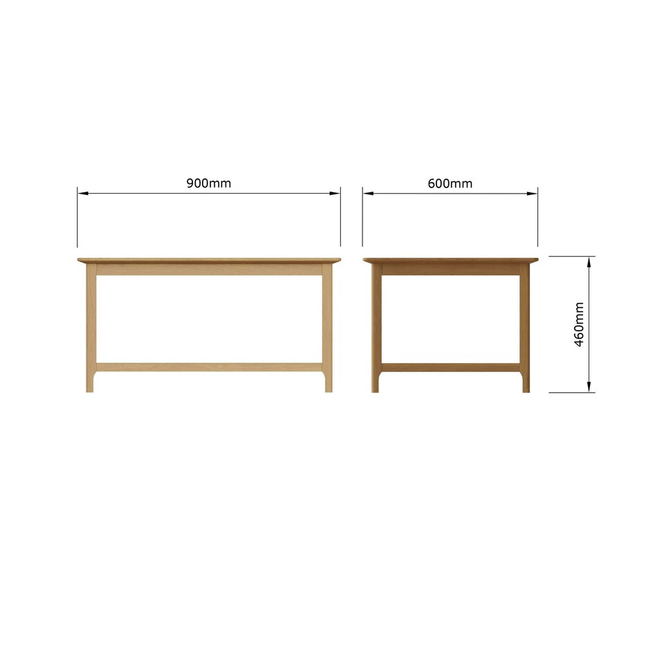 image 1 of Taberno Oak Coffee Table Natural Oak Orange