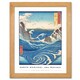 image 1 of Utagawa Hiroshige Naruto Whirlpool Awa Province Art Wood Framed Wall Art Print