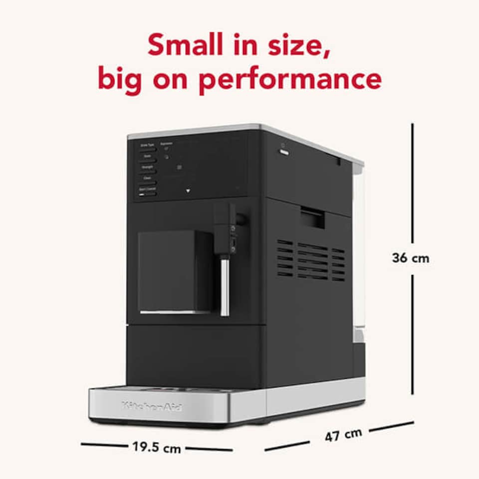 image 1 of KitchenAid KF2 Fully Automatic Espresso Machine with Iced Coffee Matte Black