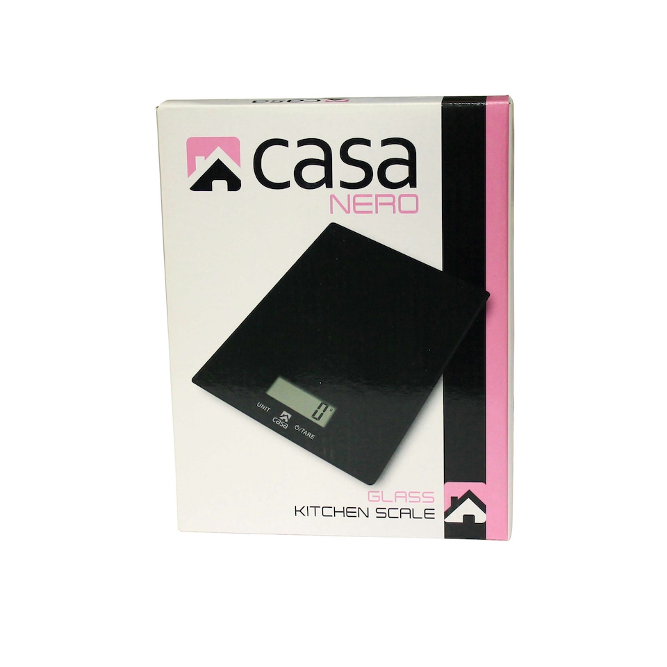 image 1 of CKSG01N-Casa - Kitchen Scale Glass - Nero