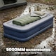 image 7 of Outsunny Inflatable Mattress, Air Bed with Built-in Pump | Grey | Grey | Double