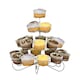 image 2 of 4 Tier Silver Wire 23 Cups Cupcake Stand Silver