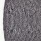 image 3 of Homescapes Grey and Black Melange Braided Rug - 150 cm Round | Grey | 150 cm Round