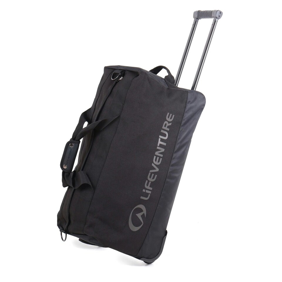 image 1 of Lifeventure Wheeled Duffle Bag Suitcase 100L Black | Large