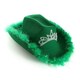 image 1 of Green Cowboy Hat with Marabou Trim & Tiara – Fancy Dress Accessory Green | One Size