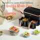 image 9 of Cosori Dual Basket 8.5 Litre Air Fryer - Golden