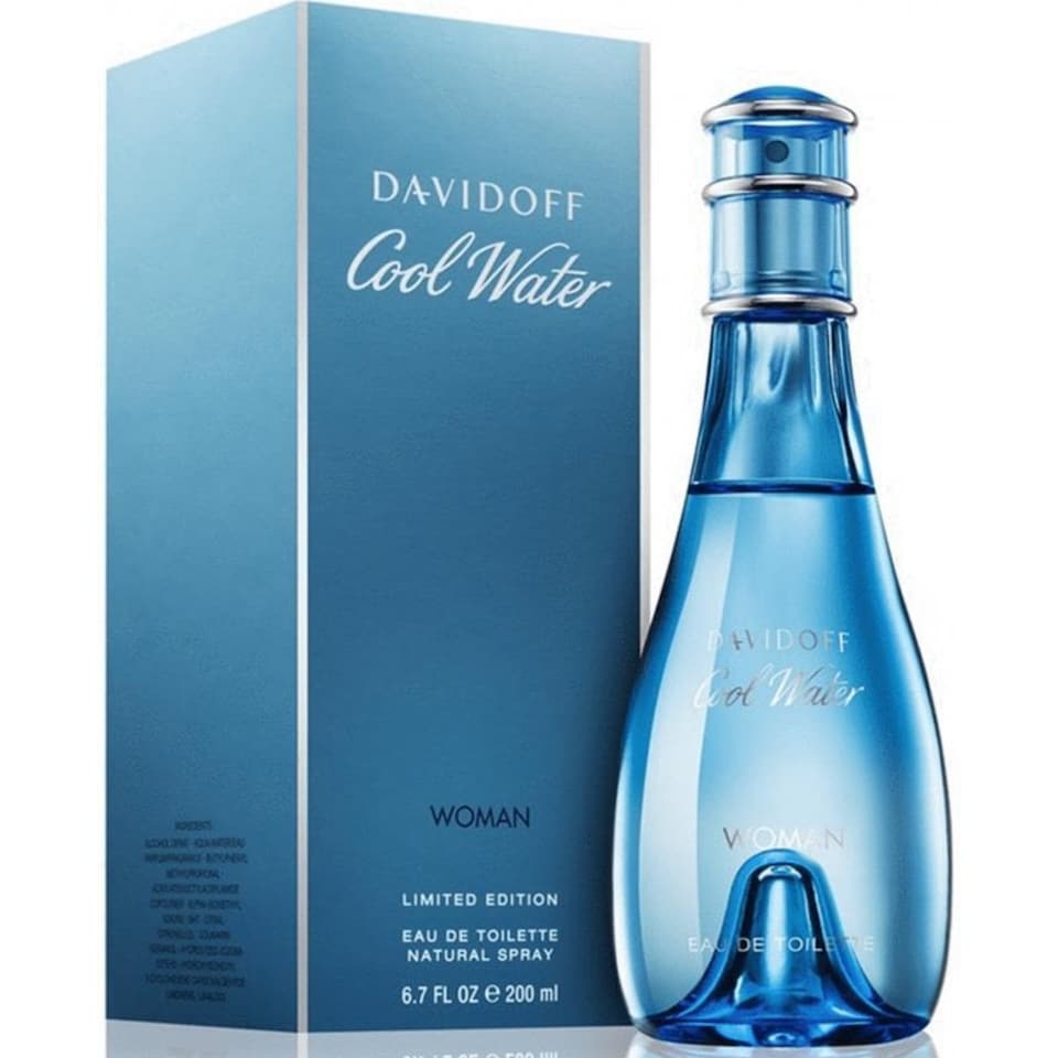 image 1 of Davidoff Cool Water Woman 200ml EDT Spray