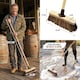 image 6 of Outdoor Broom 10" Yard Brush Heavy Duty Stiff Bristle Garden Sweeping Brush for Patio & Driveway | Brown | 1