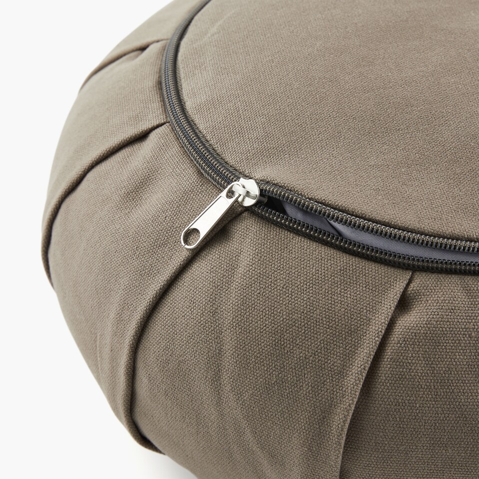 image 1 of Myga Zafu Yoga Meditation Cushion - Wood | Brown
