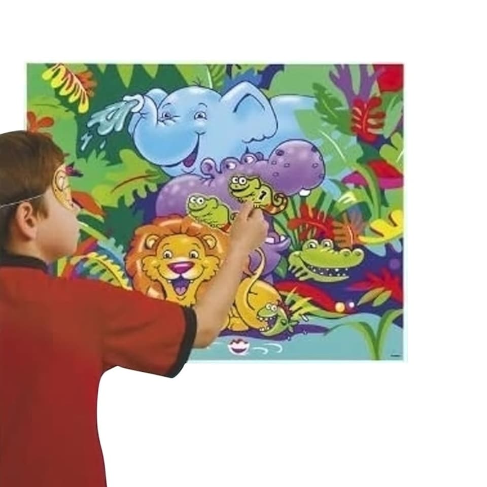 Unique Party Smiling Safari Party Game - Multicoloured - One Size