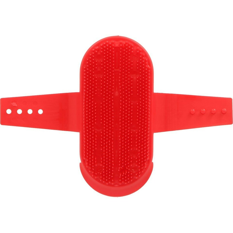 image 1 of Shires Plastic Horse Curry Comb - Red - One Size