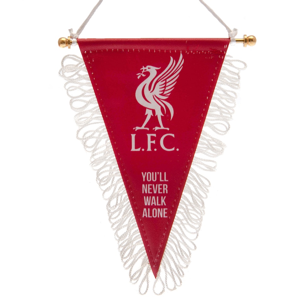 image 1 of Liverpool FC You´ll Never Walk Alone Triangle Pennant | Red | Red/White | One Size | 1