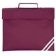 image 1 of Quadra Classic Book Bag - 5 Litres - Burgundy - One Size Purple