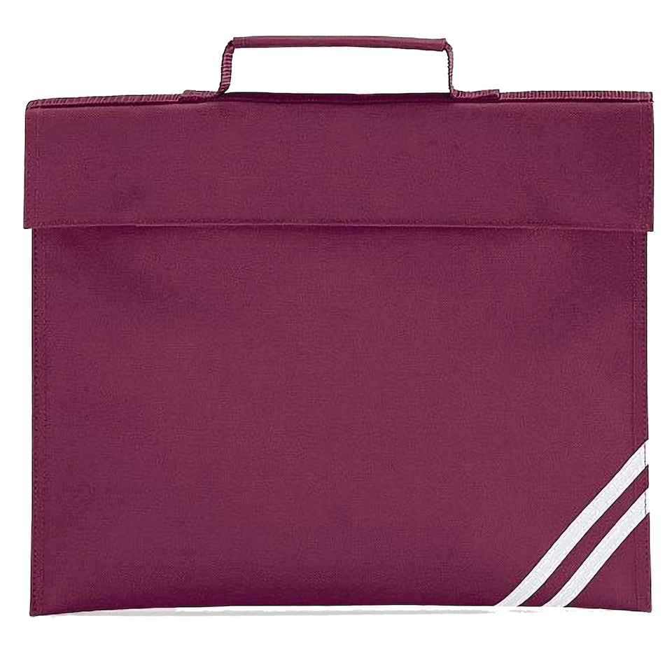 image 1 of Quadra Classic Book Bag - 5 Litres - Burgundy - One Size Purple