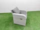 image 4 of Fimous 9 Seater Poly Rattan Outdoor Garden Furniture Adjustable Lifting Dining or Coffee Table Sofa Set Patio 3 Seater Sofa Reclining Chair 3 Seater Sofa 2 Big Footstools 2 Side Table Light Grey
