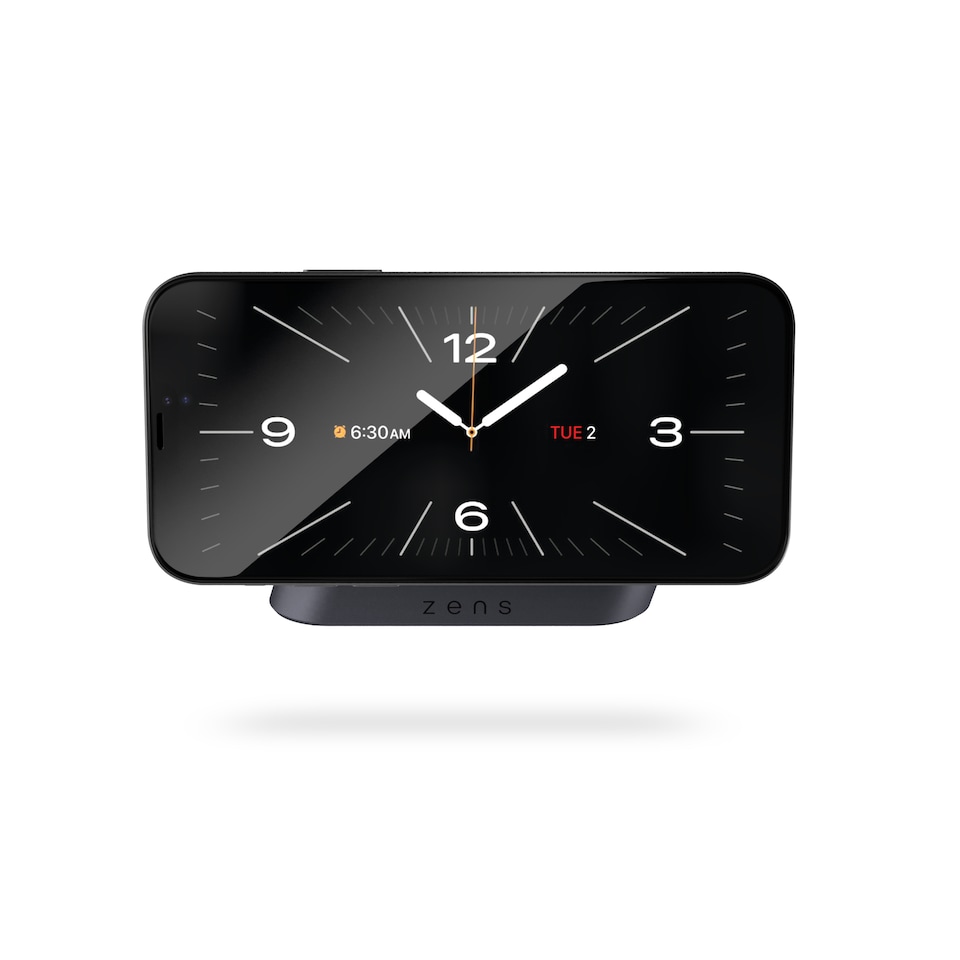 image 1 of Zens Nightstand Magnetic Wireless Charger (incl. Wall Charger) - Black