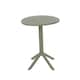 image 3 of Rimini Lattice Bistro Table and 2 Armchair Set - Plastic/Metal - L60 x W60 x H84 cm - Moss Green - Partially Assembled