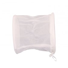 White Mesh Zipper Bra Laundry Washing Bags | White