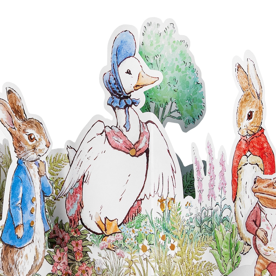 image 1 of Hallmark Any Occasion Card - 3D And Pop Up Beatrix Potter Peter Rabbit Design