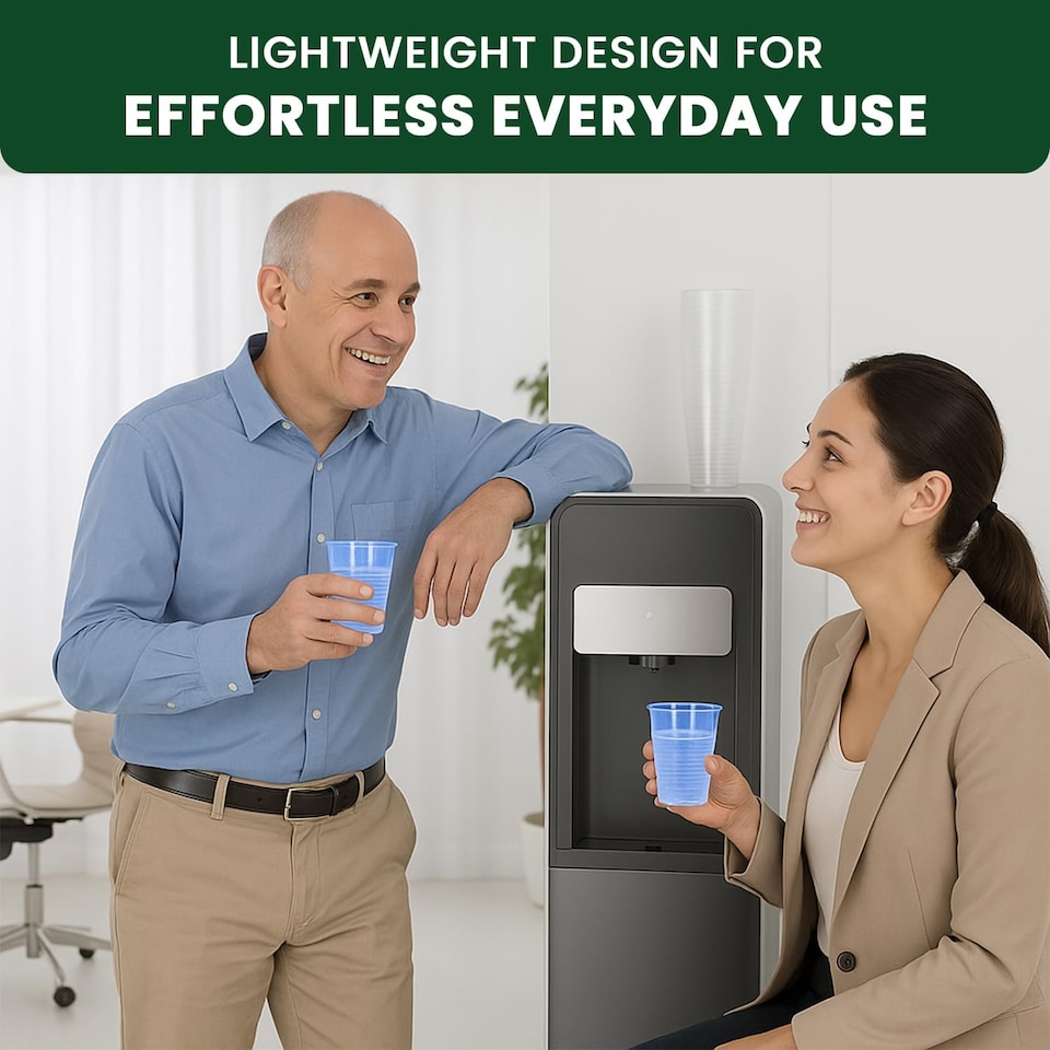 image 1 of ECONX 7oz Disposable Blue Vending Water Cooler Drinking Cups Plastic Strong Drinking Glasses 100pc
