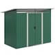 image 1 of Outsunny Garden Shed Outdoor Storage Tool Organizer w/ Double Sliding Door