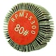 image 3 of 50mm 80 Grit Flap Wheel Disc Abrasive Sanding Pad Paint Rust Remover 10 Pack