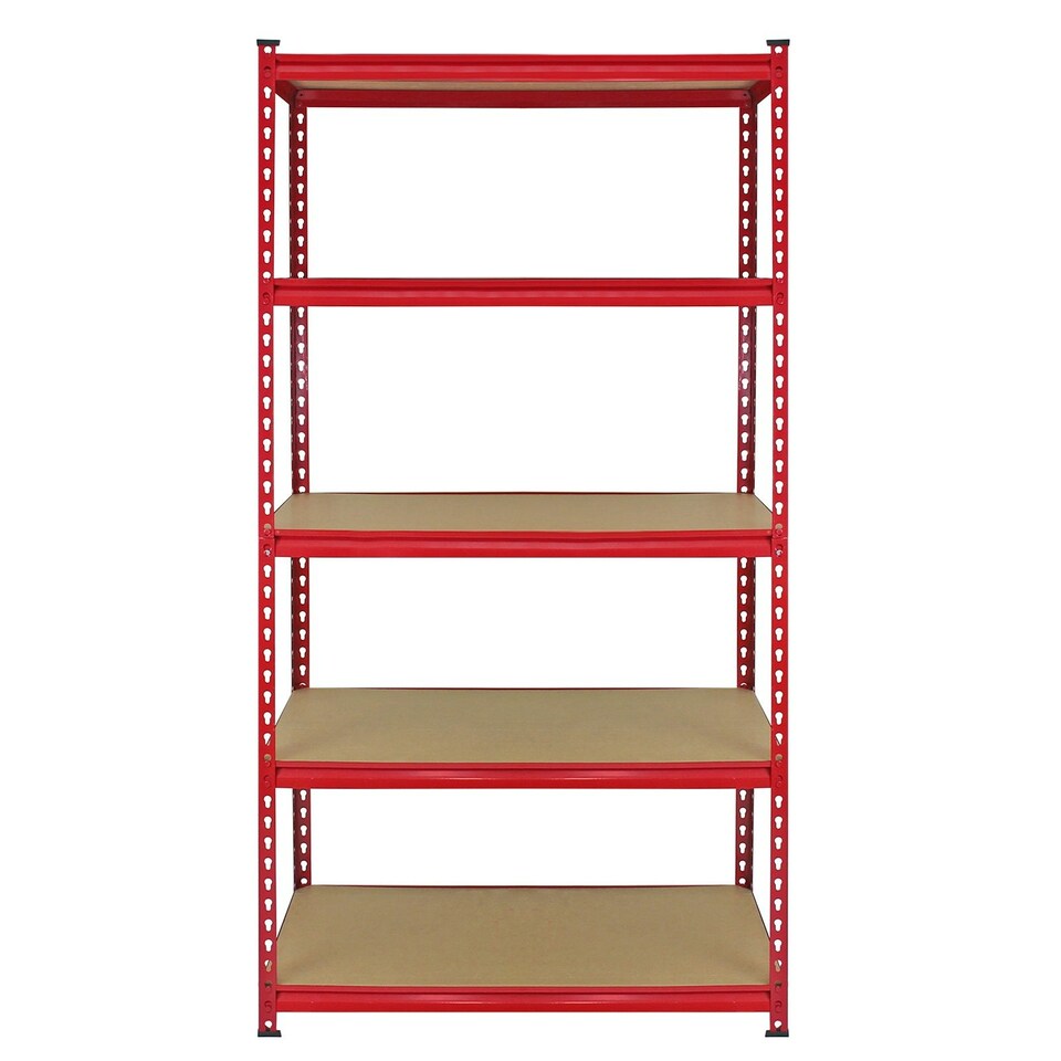 image 1 of 3 x Z-Rax Metal Racking Unit Red 90cm & Free Mallet Red