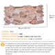 image 2 of NOVECRAFTO Brick & Stone Effect 3D Wall Panels (96cm x 48cm) DIY PVC Plastic Cladding Panels