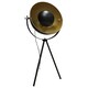 image 2 of Industrial Style Black Tripod Table Lamp | Black | Gold | Large | 1