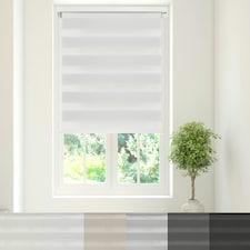 Day/Night Roller Blind 60cm x 210cm White