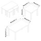 image 5 of URBNLIVING Wooden Nesting Stacking Tables Set Of 3 | Multi | White | 3