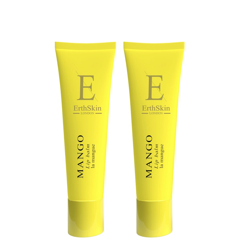 image 1 of Erth- Mango Lip balm 15ml x 2 Yellow