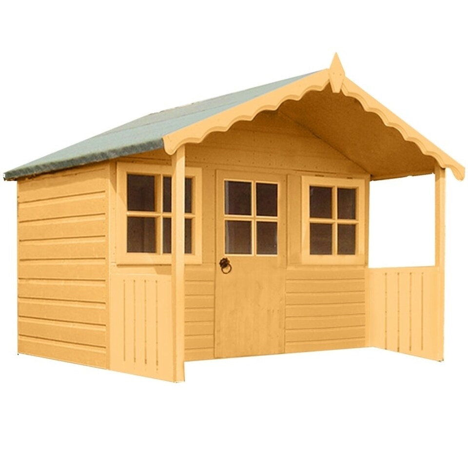 image 1 of Stork Playhouse Kid's Wendy House Brown