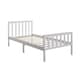 image 8 of Single Bed White Wooden 3ft Childrens Bed Headboard High End Slatted Base