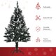 image 4 of HOMCOM 4FT Artificial Snow Dipped Christmas Tree Xmas Decoration