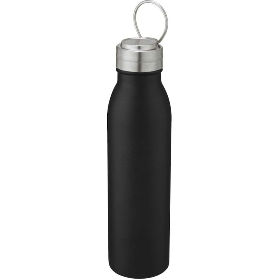 image 1 of Bullet Stainless Steel 700ml Flask - Solid Black - One Size