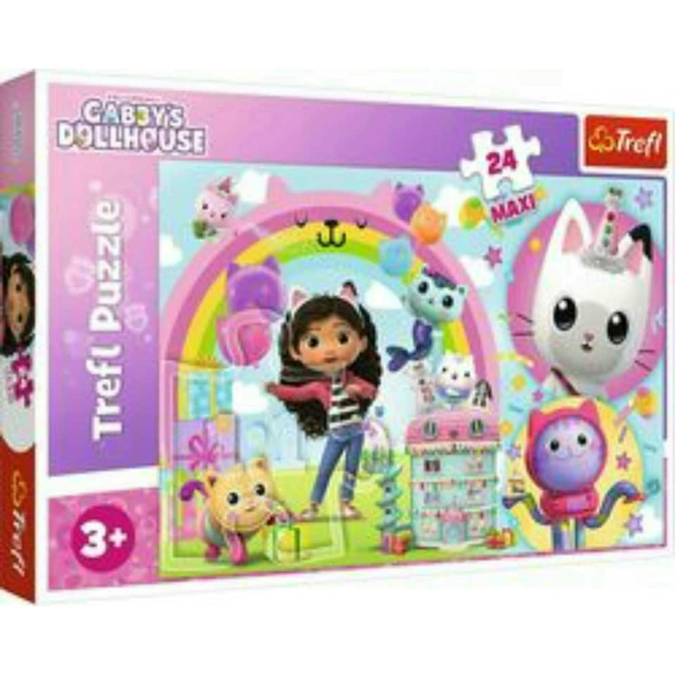 image 1 of Trefl Gabbys Dollhouse Puzzle - 24pcs